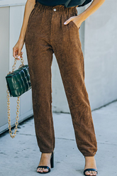 Crayon de poche à joint fendu solide, bas de couleur unie